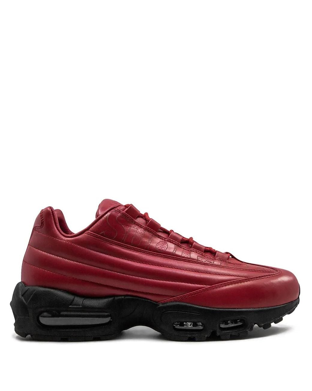 Nike Red X Supreme Air Max 95 Lux Sneakers
