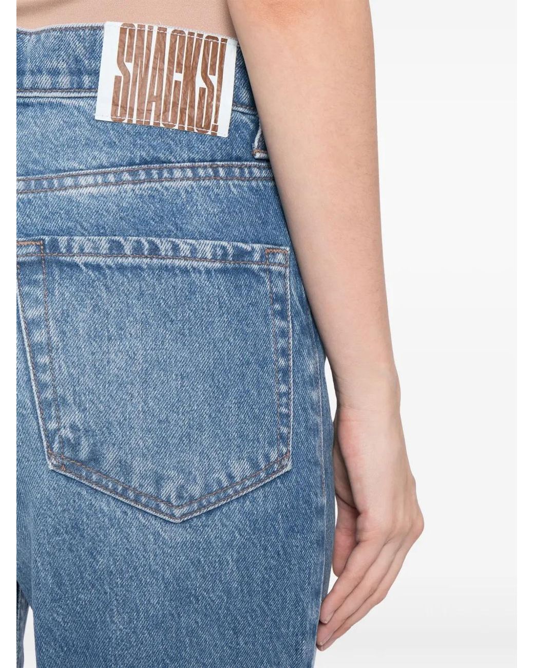 Mother Blue Nerdy Jeans