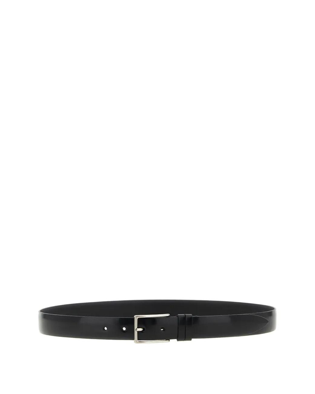 ZERBINI CLAUDIO White Leather Belt for men