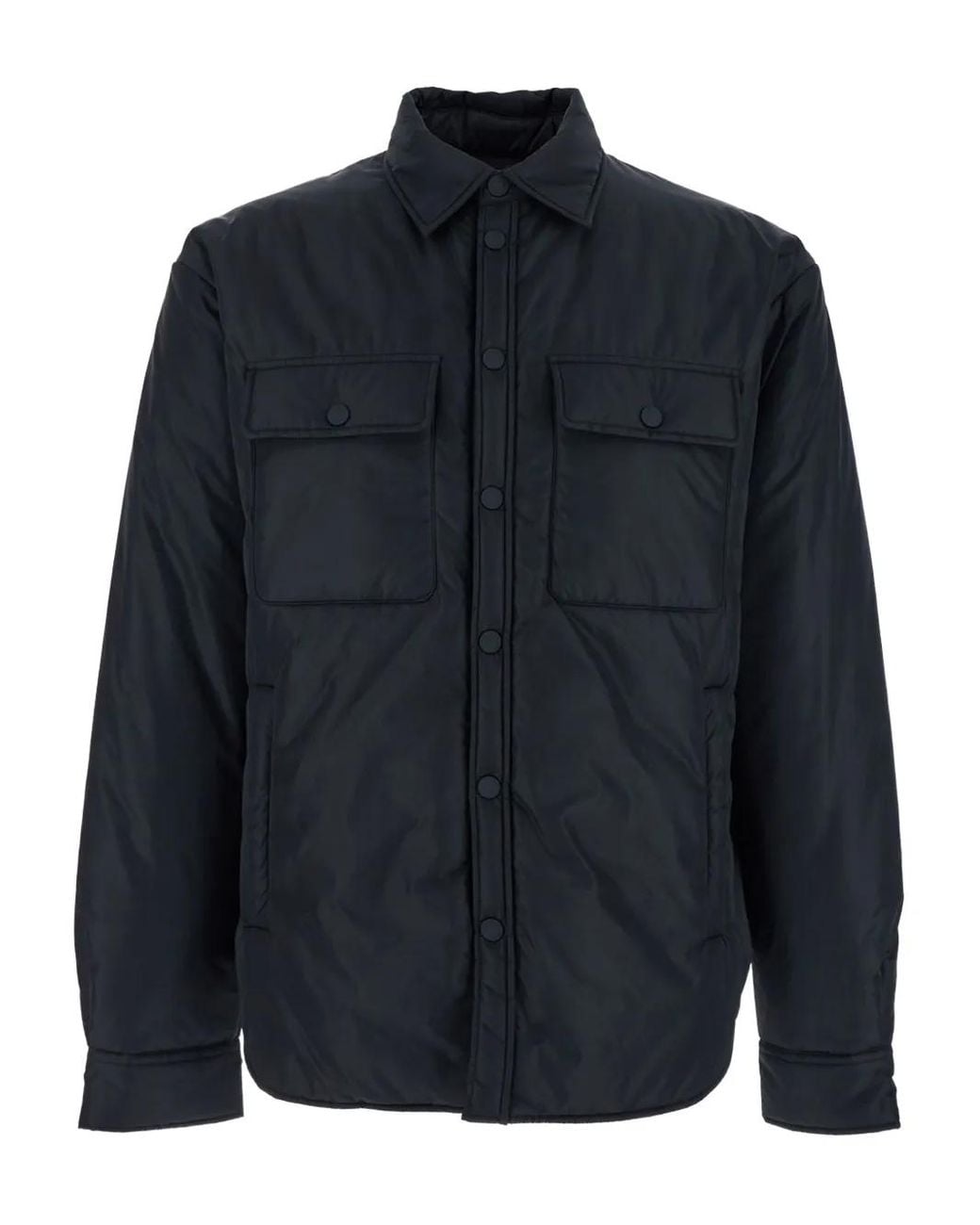 Sobrecamisa Acolchada Con Doble Bolsillo DSquared² de hombre de color Blue