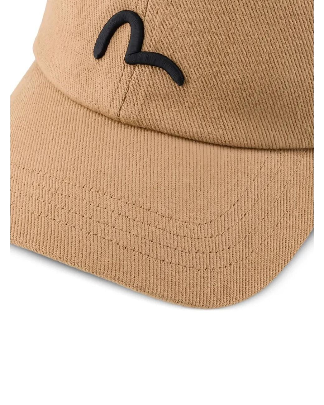 Evisu Natural Seagull Logo-Embroidered Baseball Cap