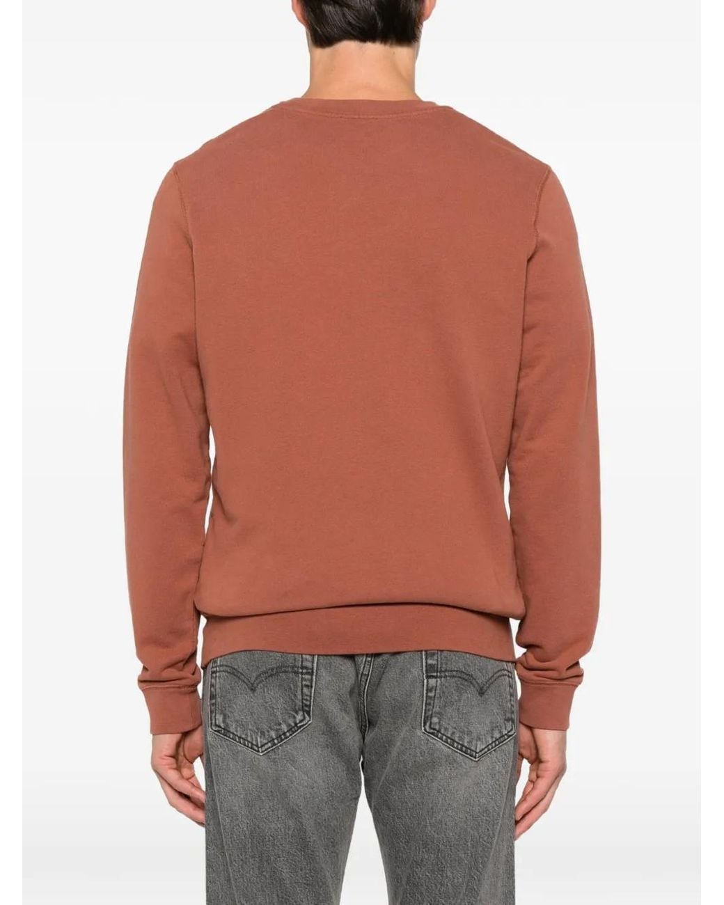 Sunspel Brown Sweat À Col Rond for men