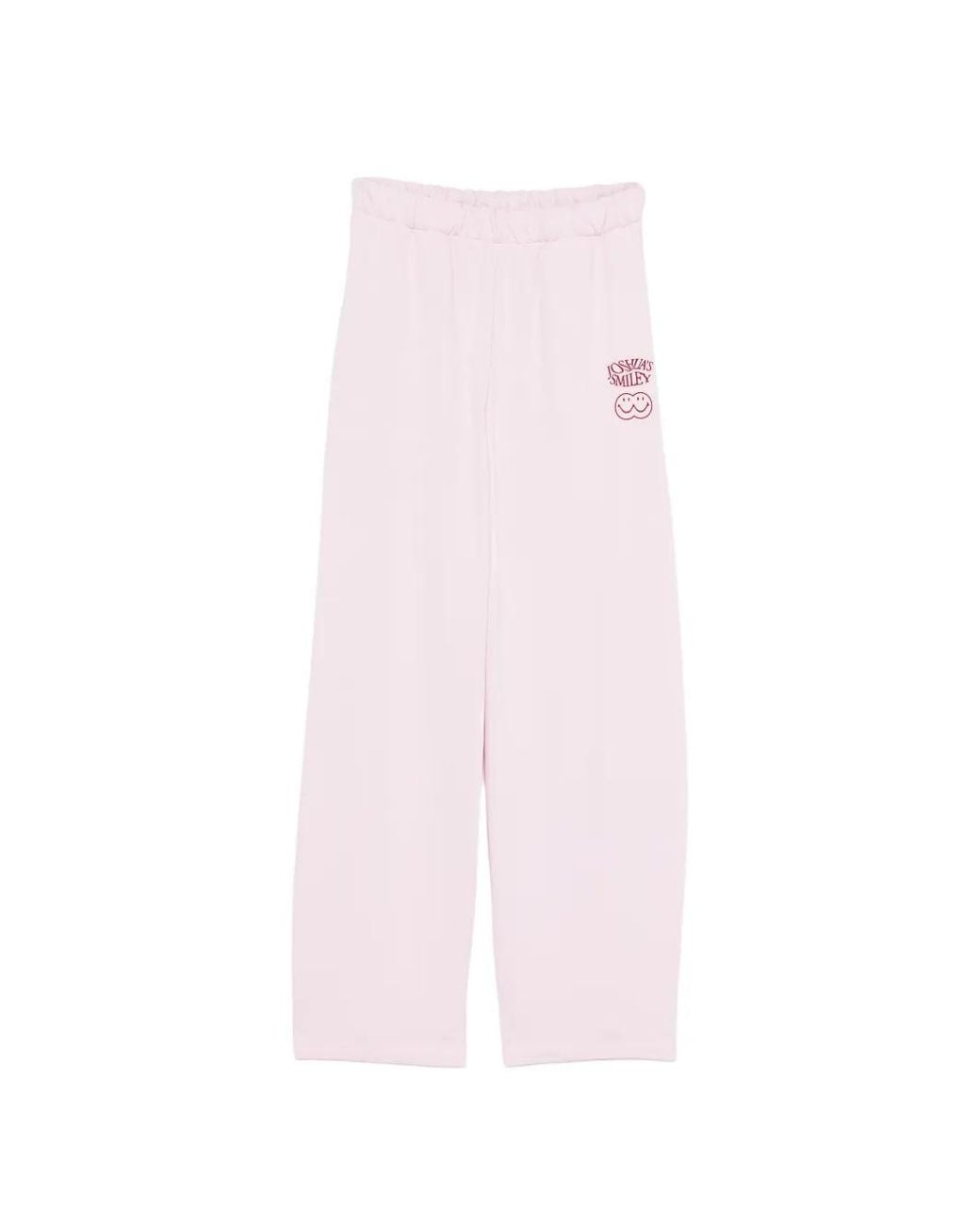 Joshua Sanders Pink Logo-Embroidered Track Pants