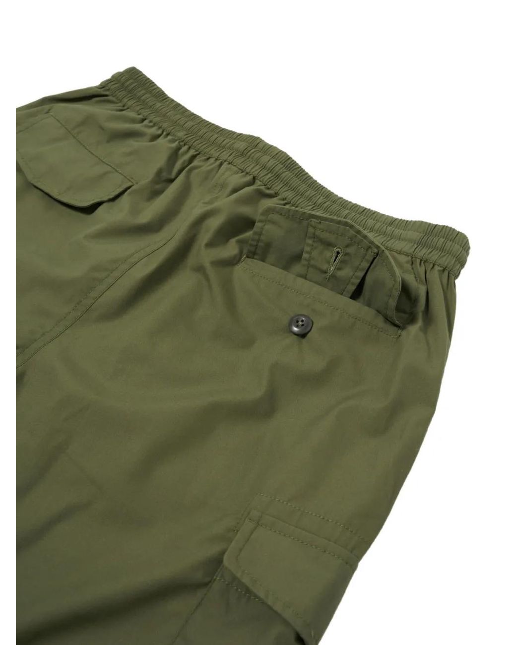 Universal Works Green Short Cargo À Taille Élastiquée for men