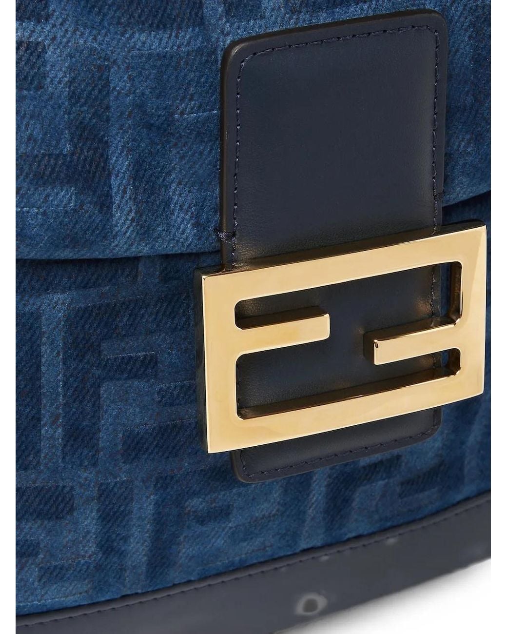 Fendi Rugzak Met Logoplakkaat in het Blue