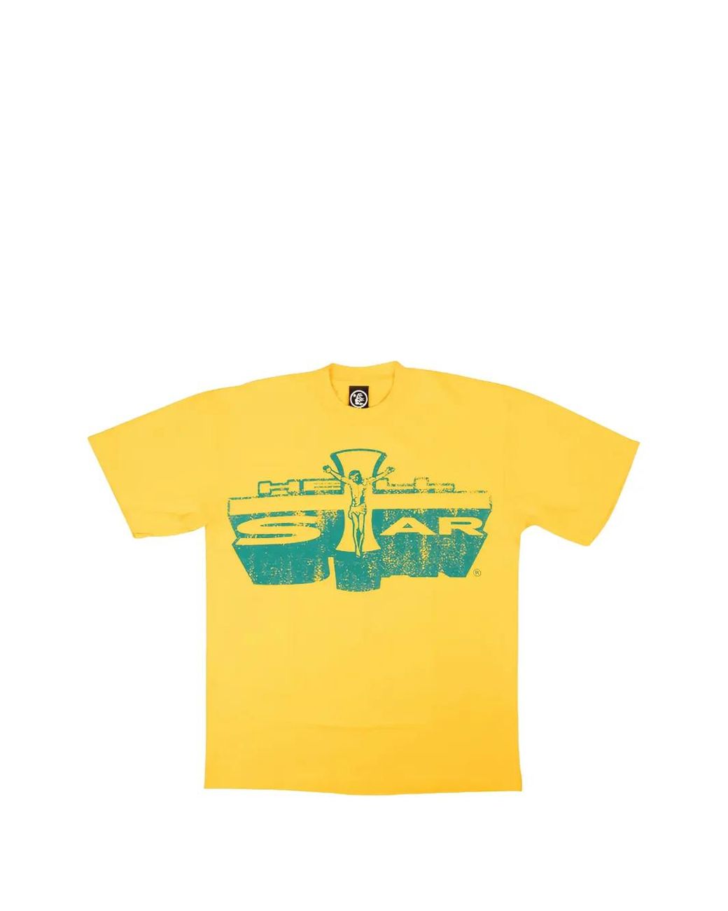 HELLSTAR Yellow T-Shirt À Imprimé Graphique for men