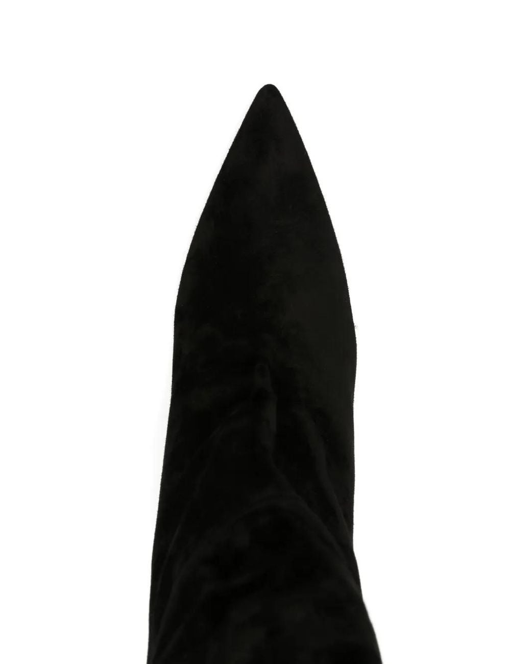 Khaite Black 40Mm Pointed-Toe Suede Boots