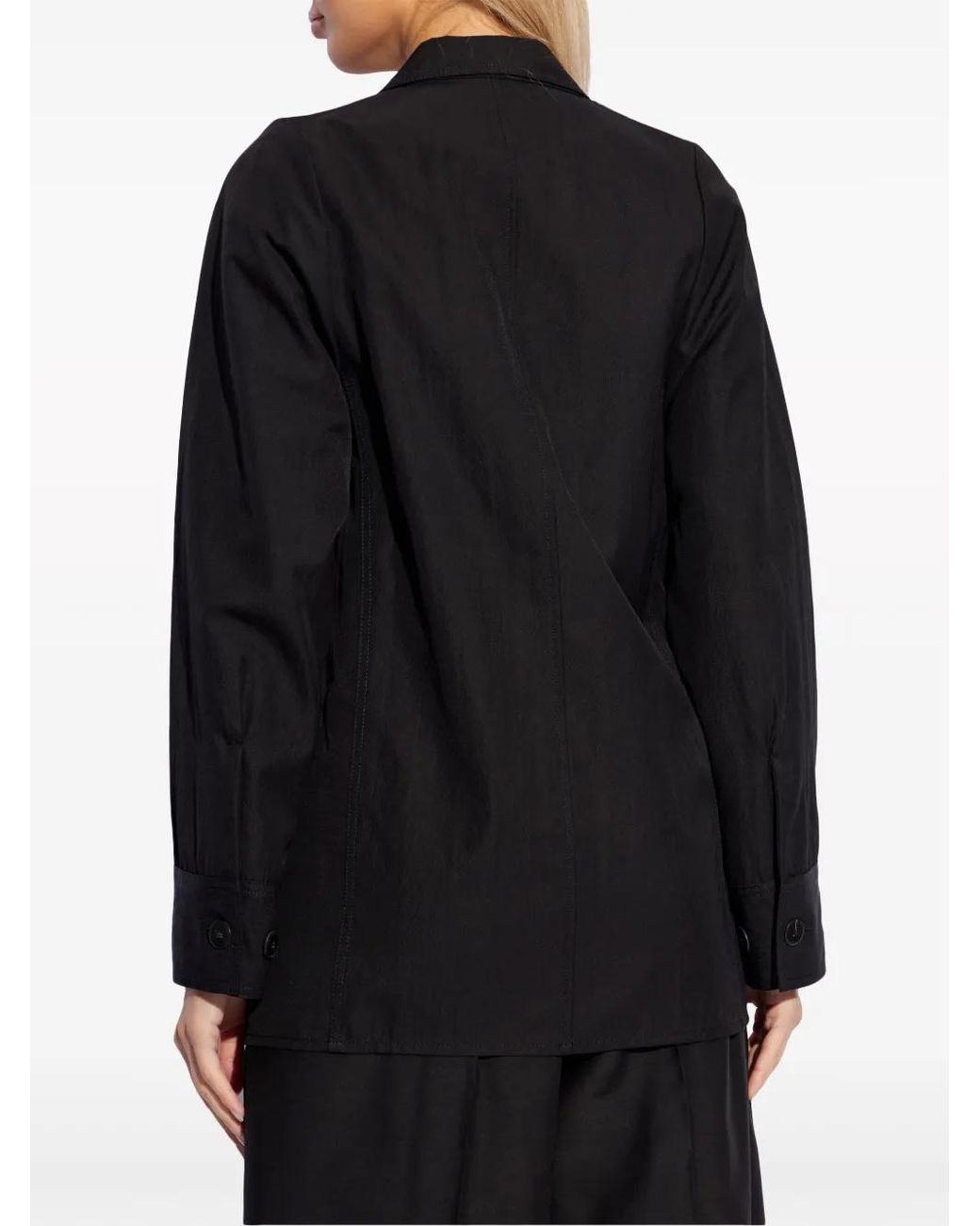 Forte_forte Black Single-Breasted Jacket