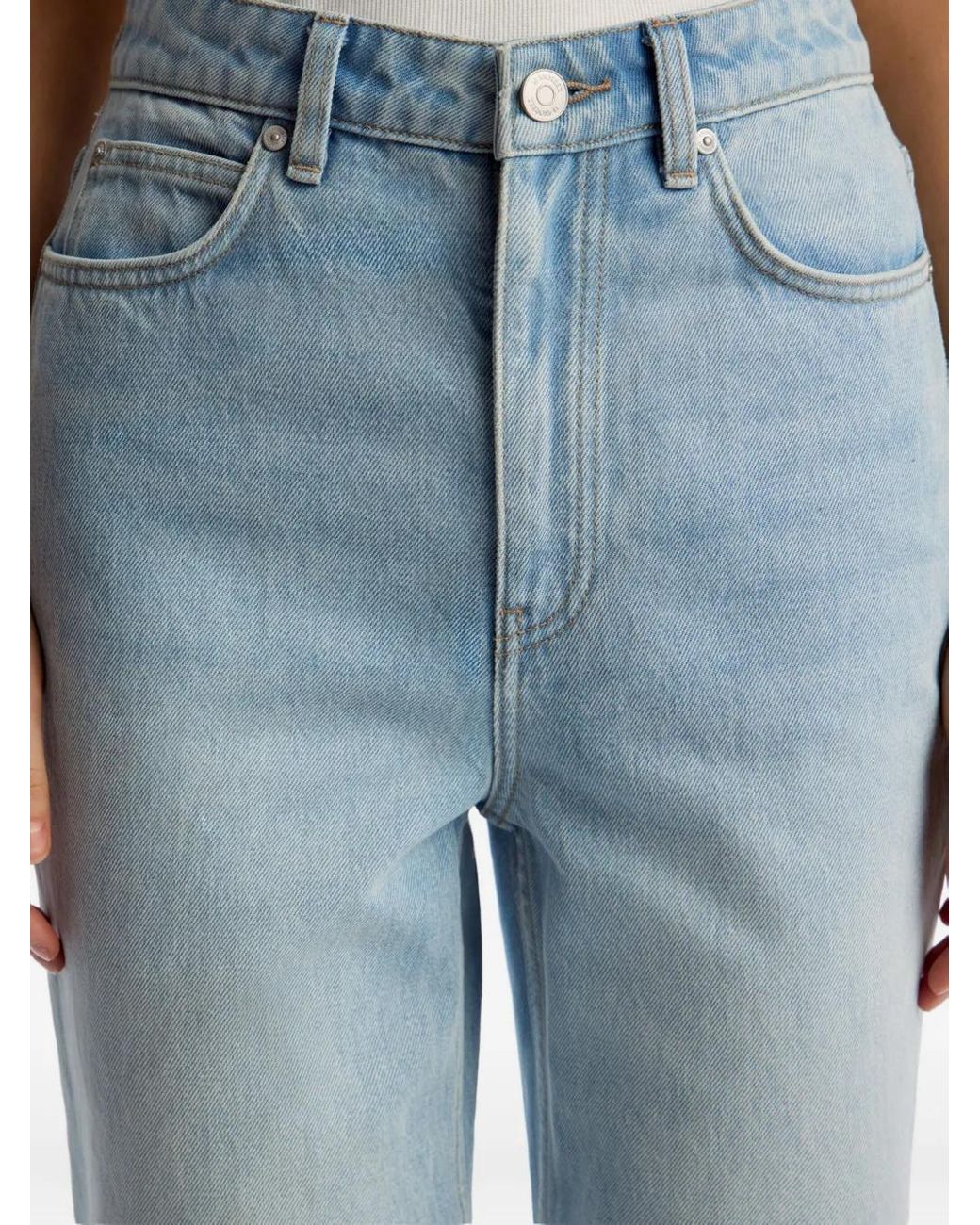 12 STOREEZ Blue 211 Mom-Fit Jeans