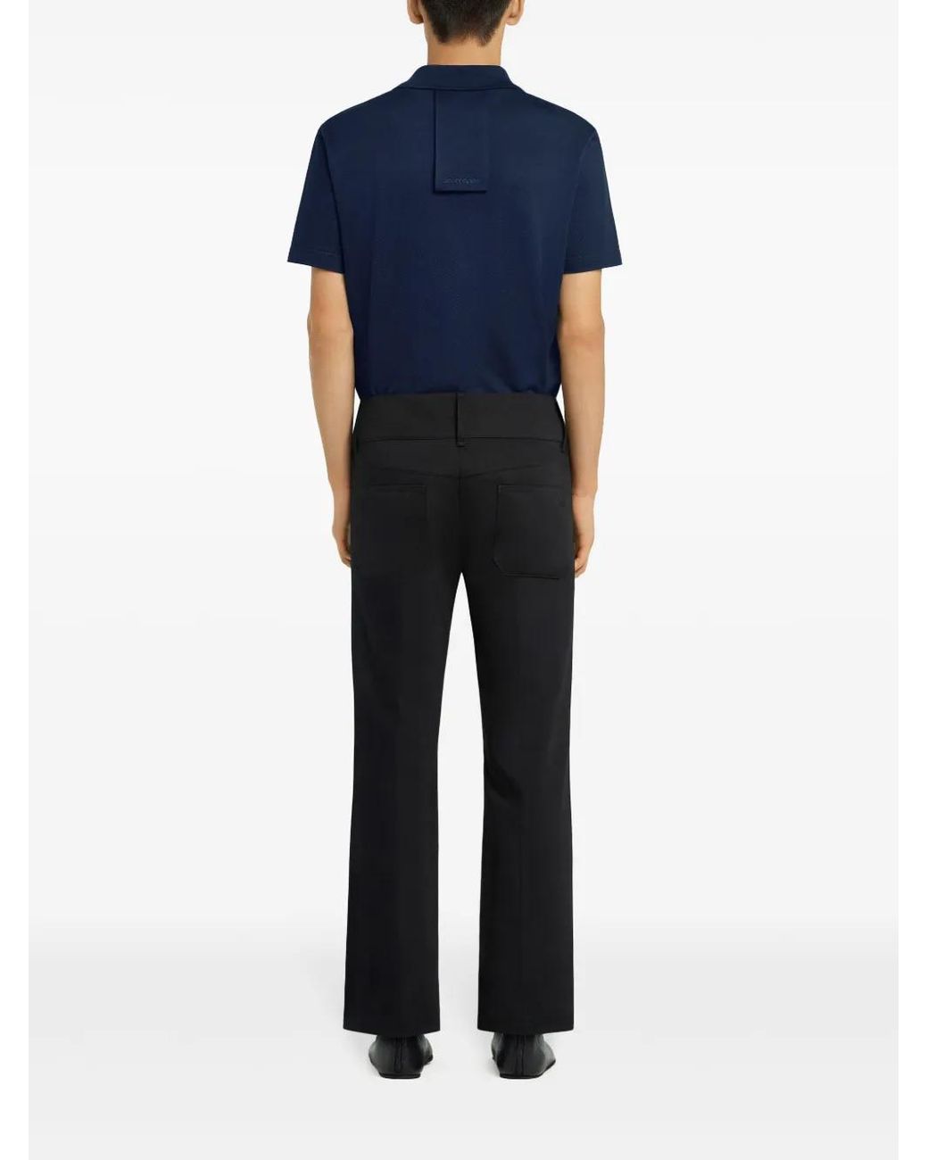 Courreges Blue Ac Polo Shirt for men