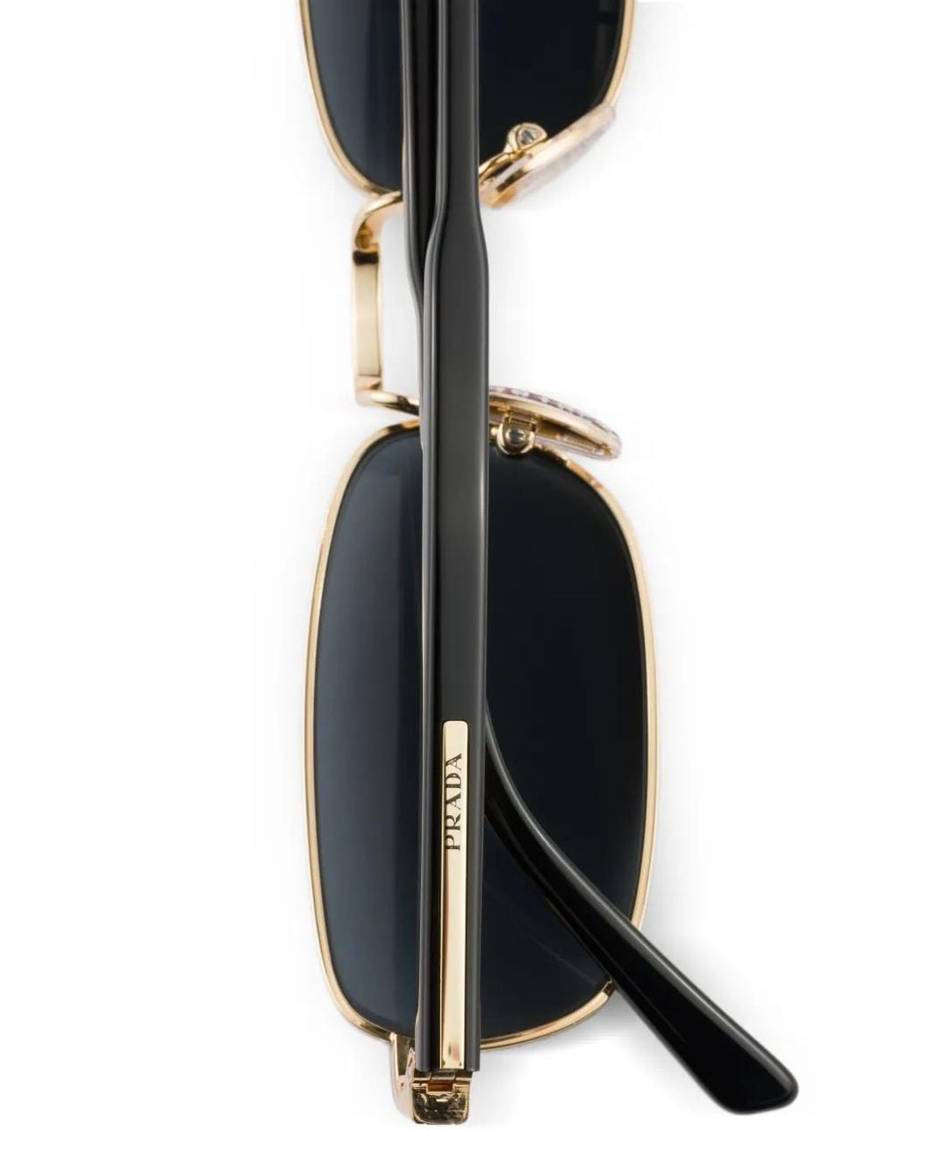 Prada Blue Sunglasses With The Iconic Metal Plaque for men
