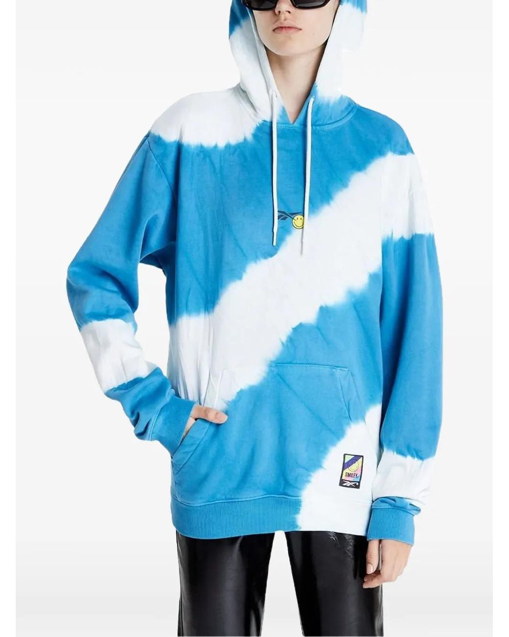 Reebok X Smiley Jack Met Capuchon in het Blue voor heren