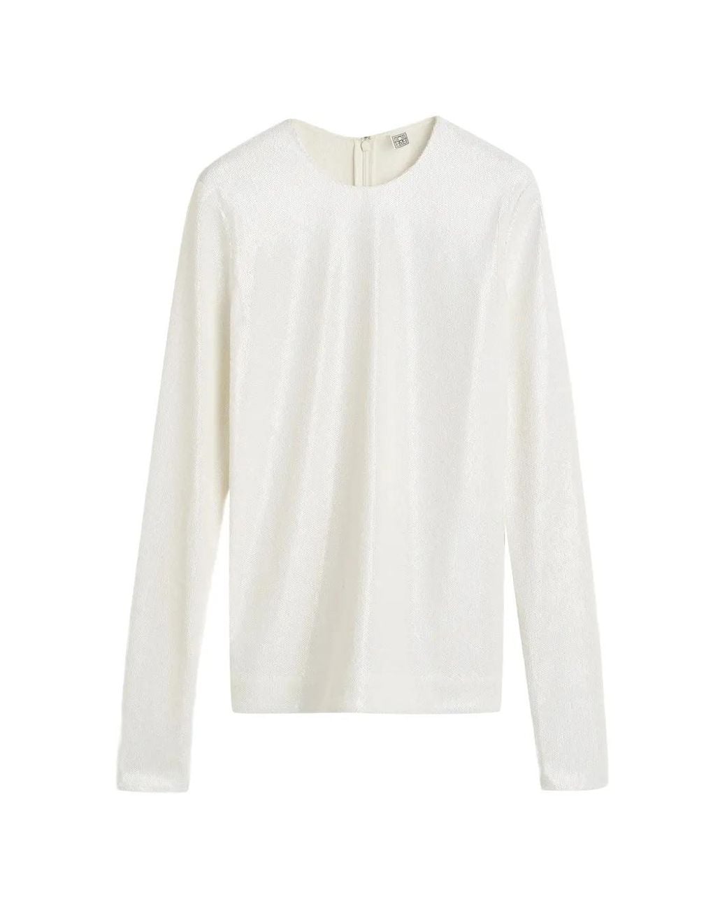 Blouse Brodée De Sequins Totême en coloris White