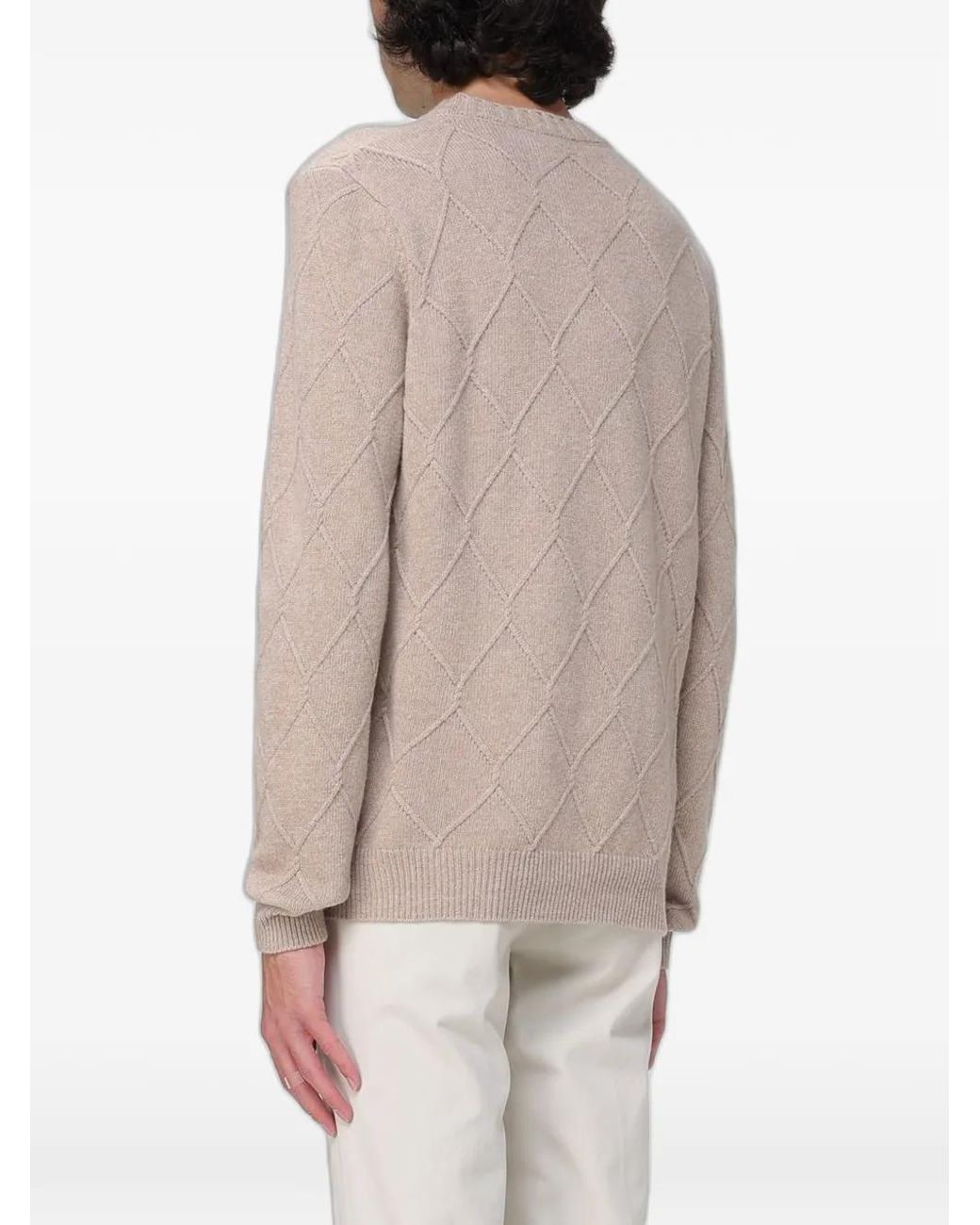 XC Natural Diamond-Knit Sweater for men