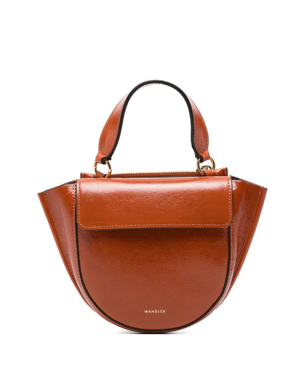 Wandler Brown Hortensia Leather Tote Bag