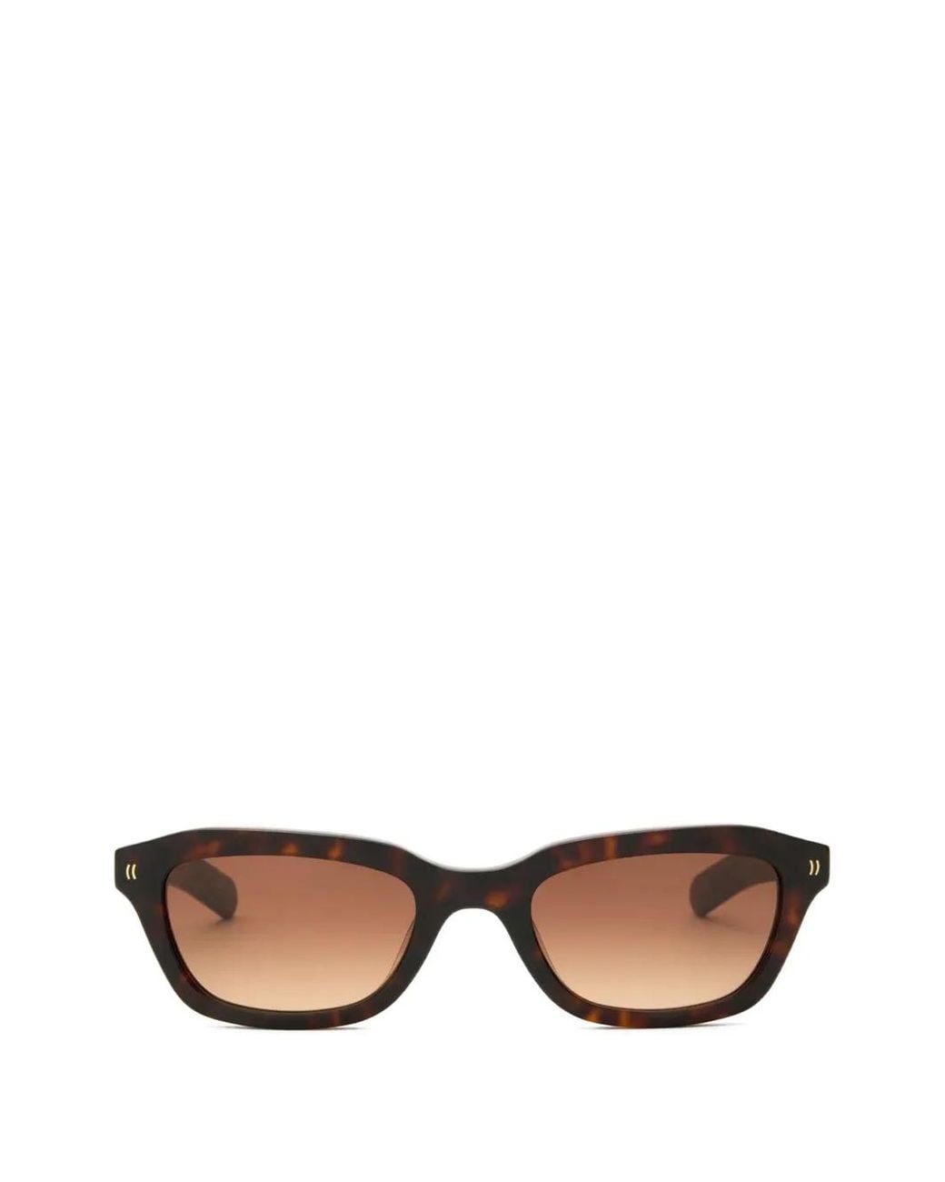 FLATLIST EYEWEAR Brown Clint Rectangle-Frame Sunglasses