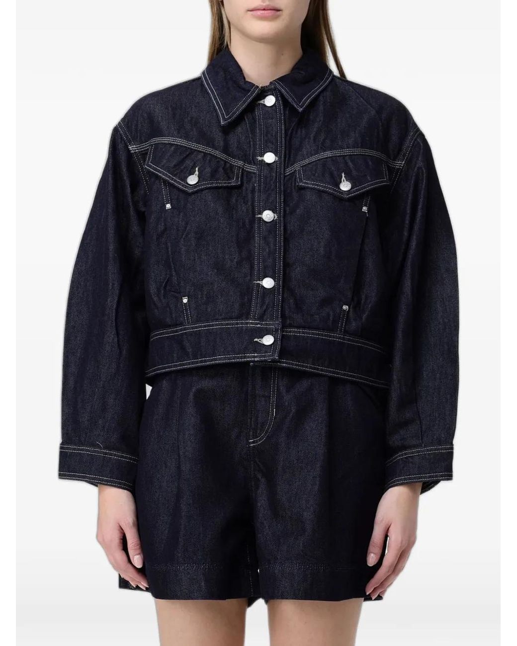 Boss Blue Regular-Fit Trucker Jacket