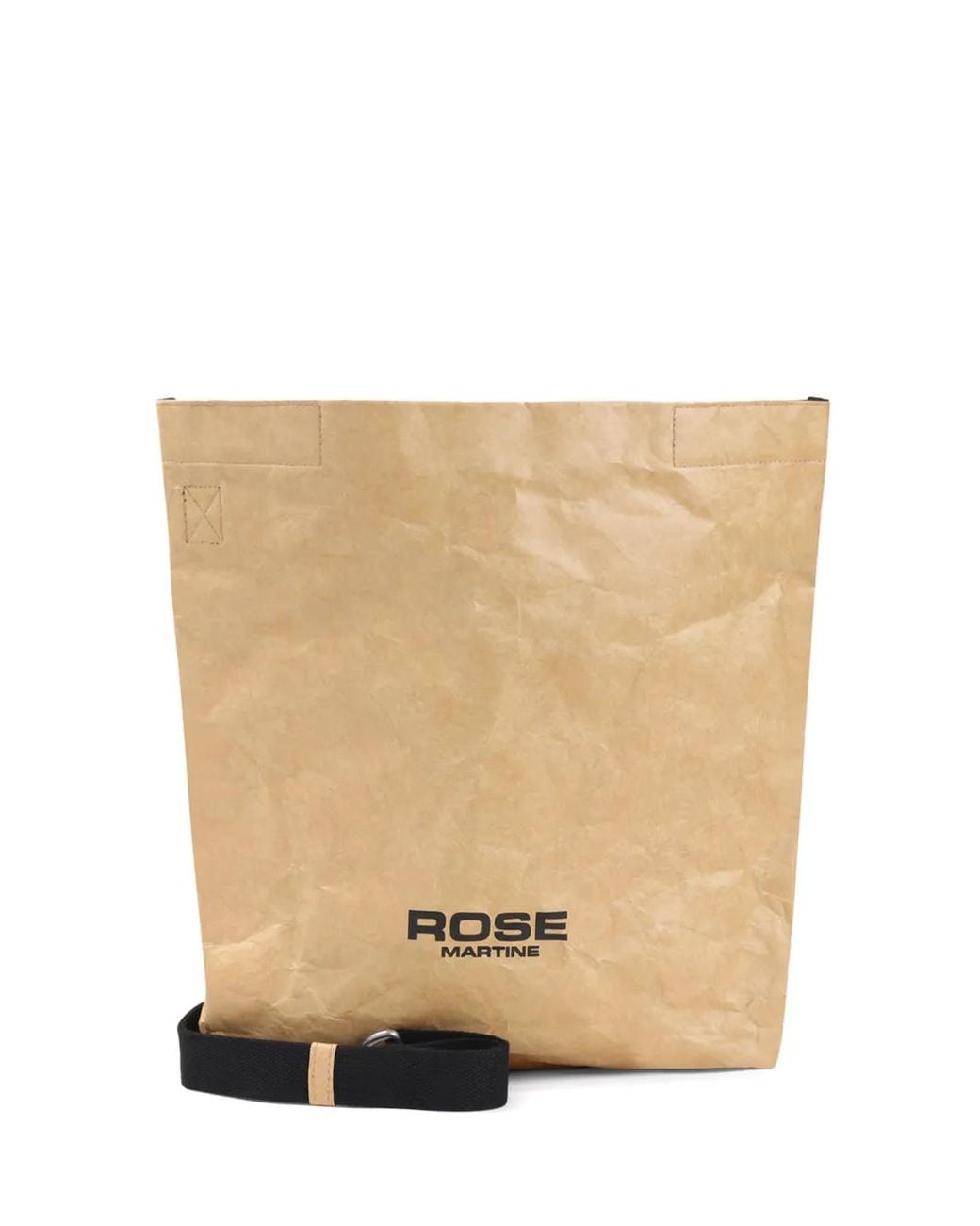 Martine Rose Natural Logo-Print Shoulder Bag for men