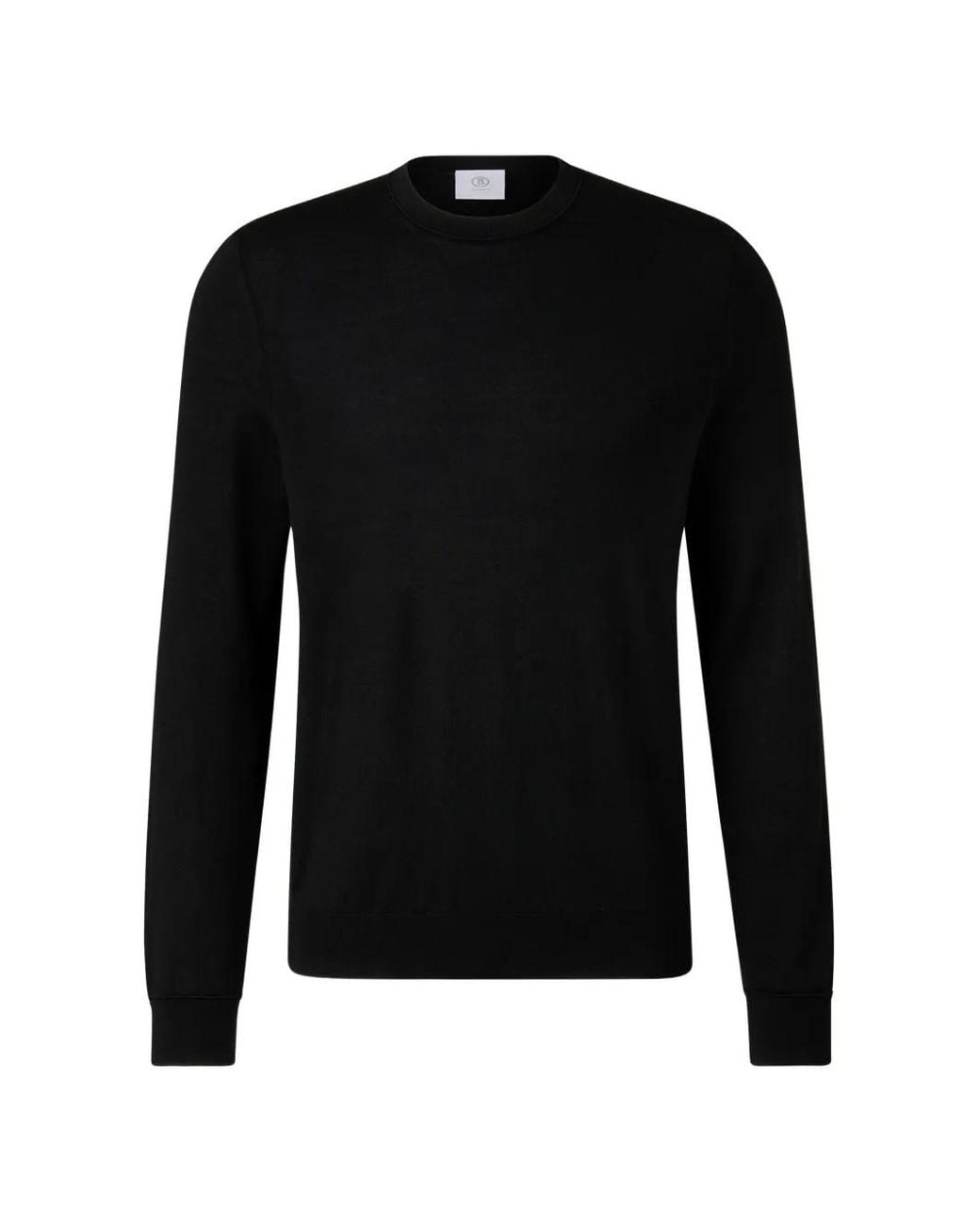 Bogner Black Ole Crew-Neck Sweater for men