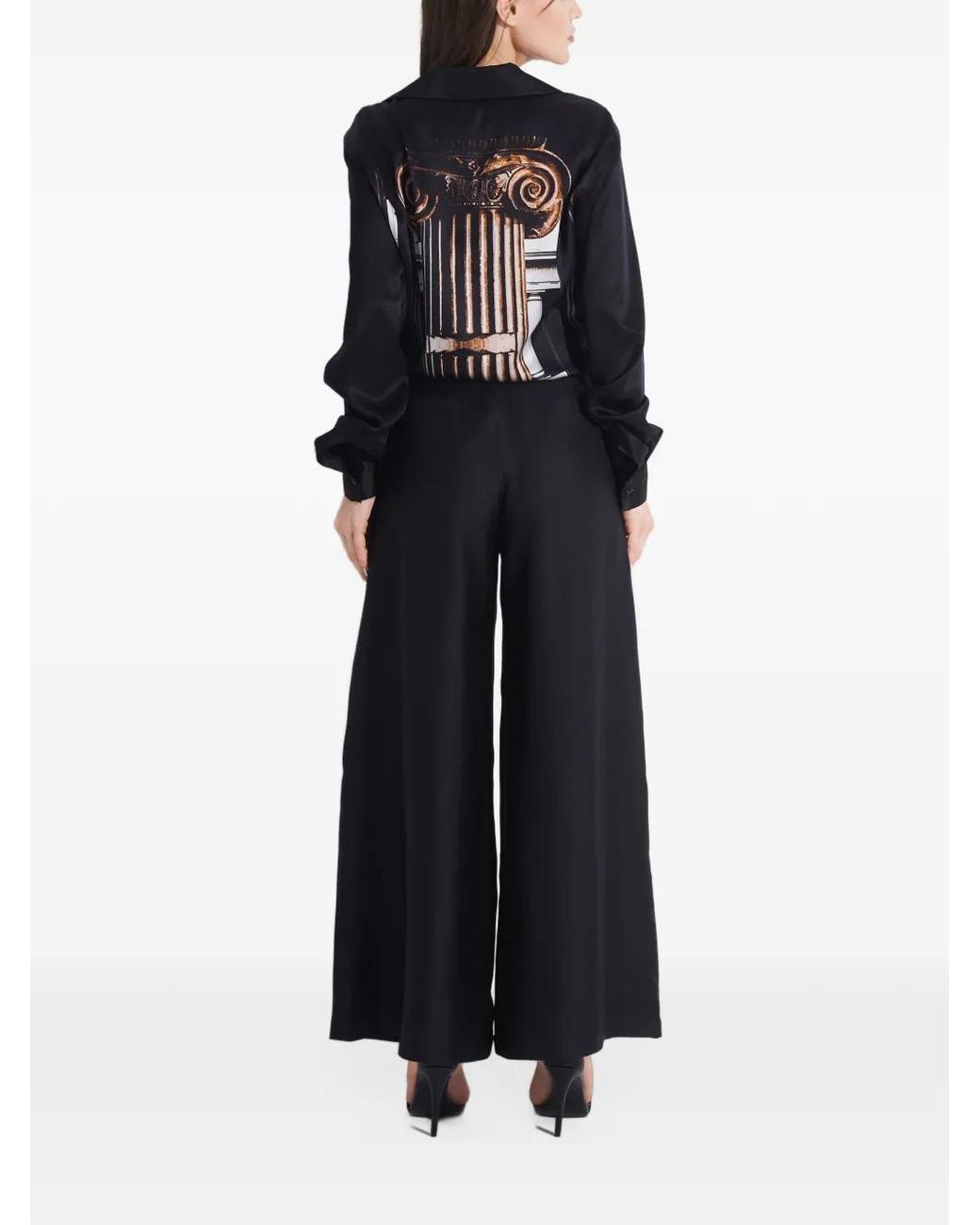 Tessitura Black Greek Column Shirt