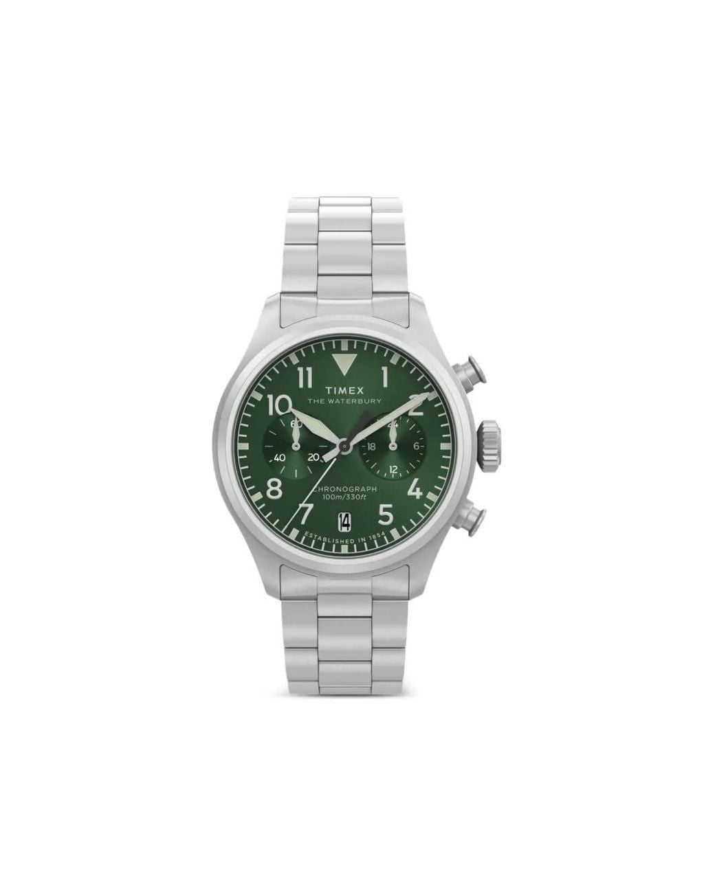 Timex Green Waterbury Ace 41Mm for men