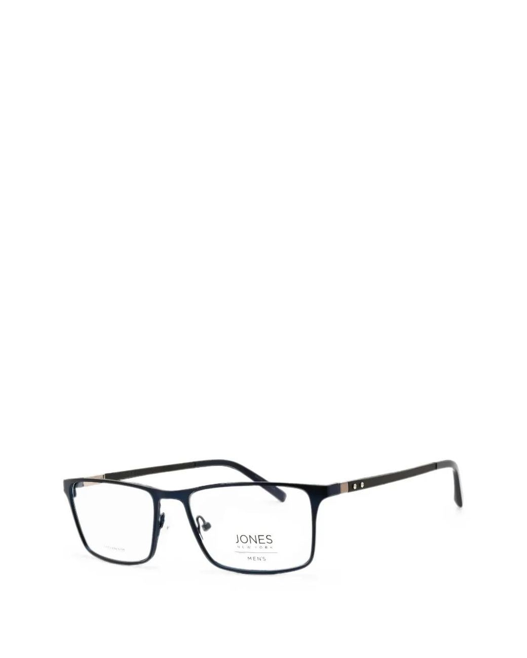 Jones New York Black Lunettes De Vue À Monture Rectangulaire for men