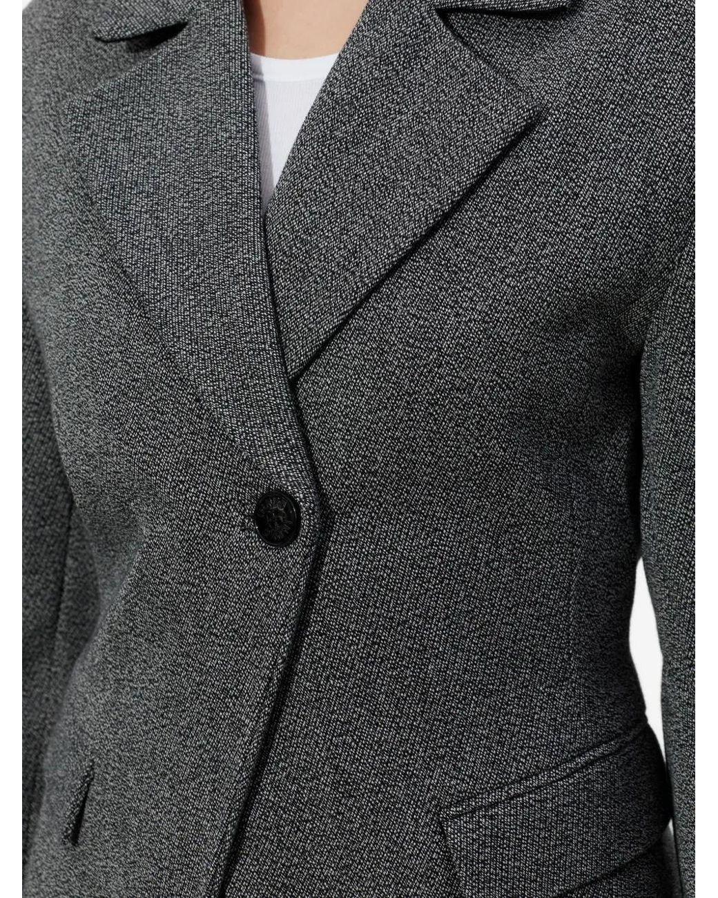 Ganni Gray Blazer With Pockets