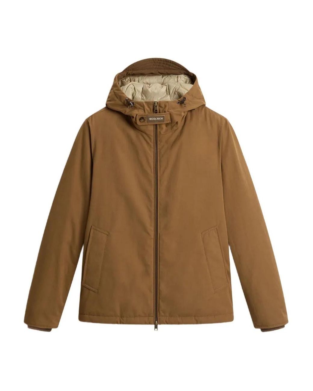 Woolrich Brown Mountain Cloth Pacific Jacket for men