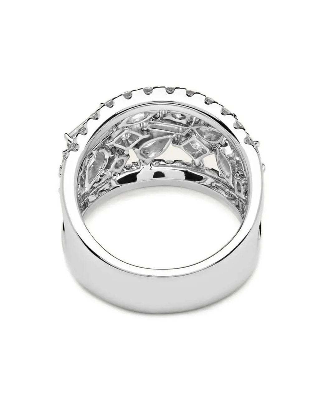 Jewels Aficionado Gray 18K Diamond Cocktail Ring