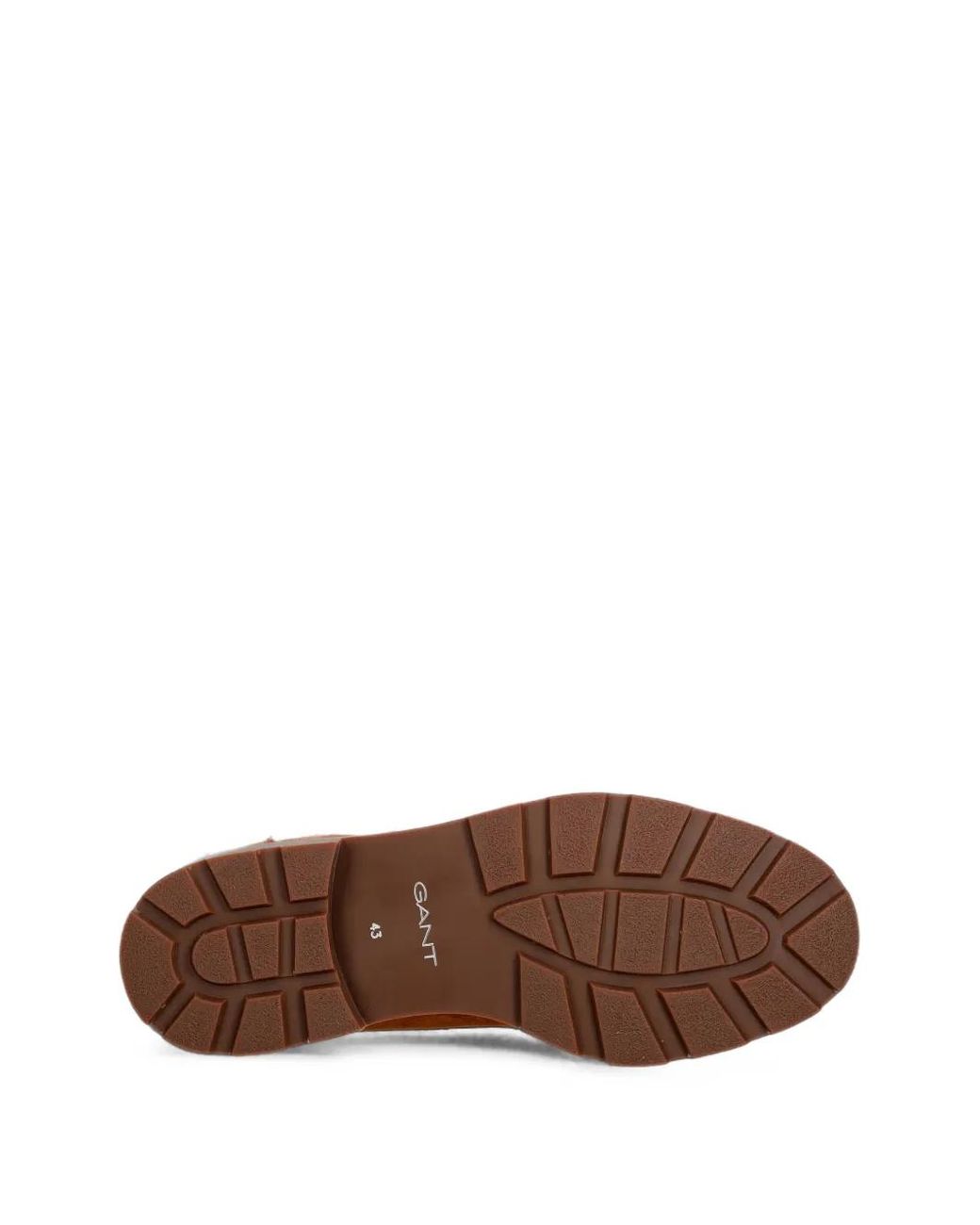 Gant Brown Suede Moc-Toe Lace-Up Shoes for men