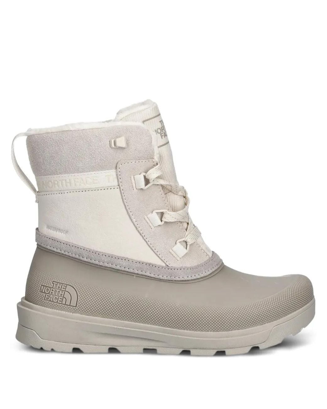 The North Face Gray Sheelista V Shorty Lace-Up Boots