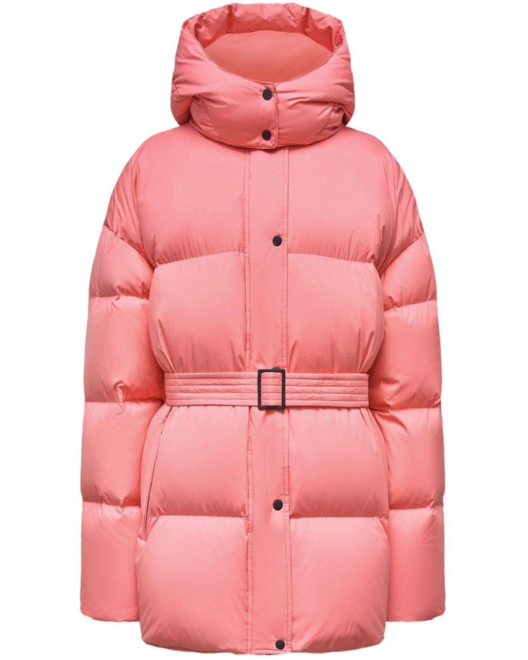 Belted down hot sale puffer coat