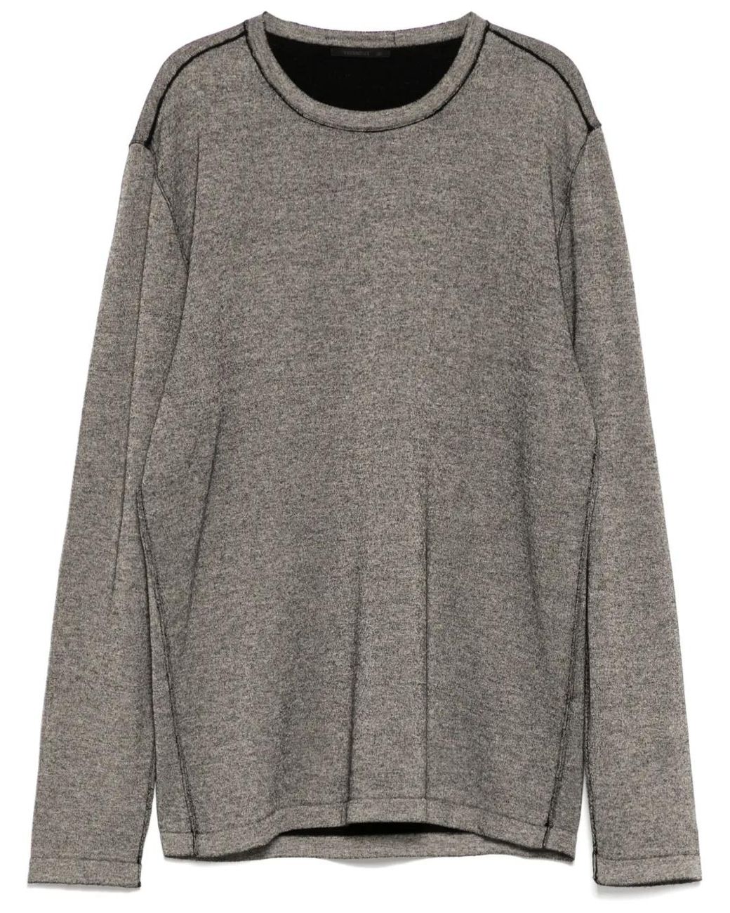 Transit Gray Crew-Neck Sweatshirt for men