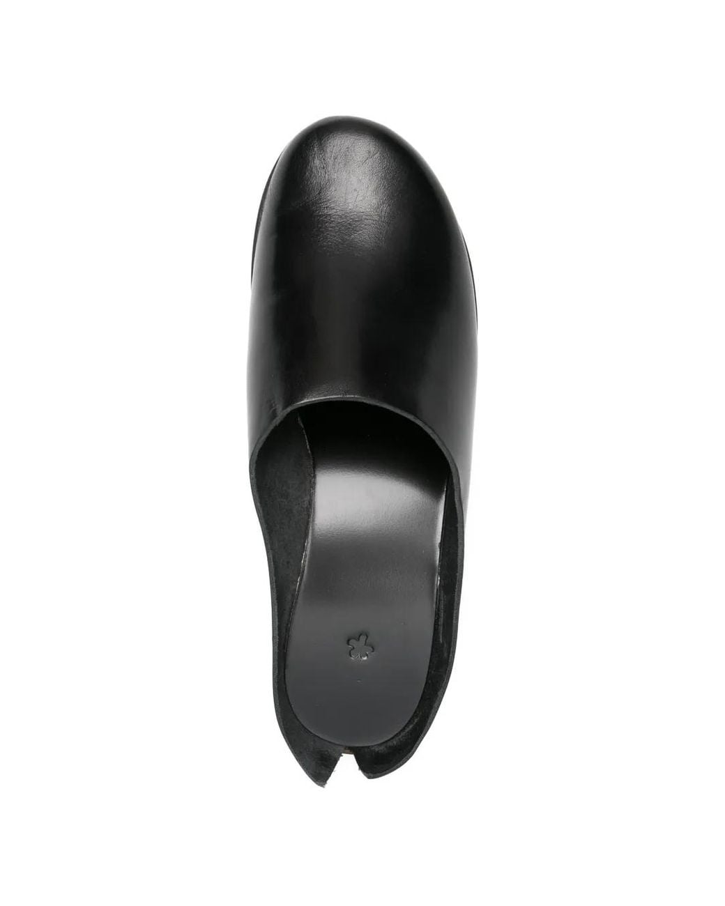 Daniela Gregis Black Leather Mules