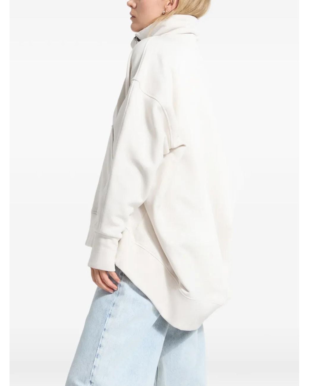 MARCELLA Blue Boerum Asymmetric Sweatshirt