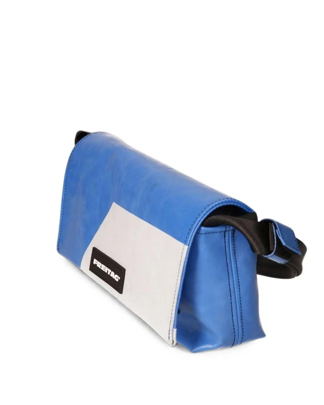 Freitag Blue Sac Porté Épaule Bicolore Laura À Patch Logo for men