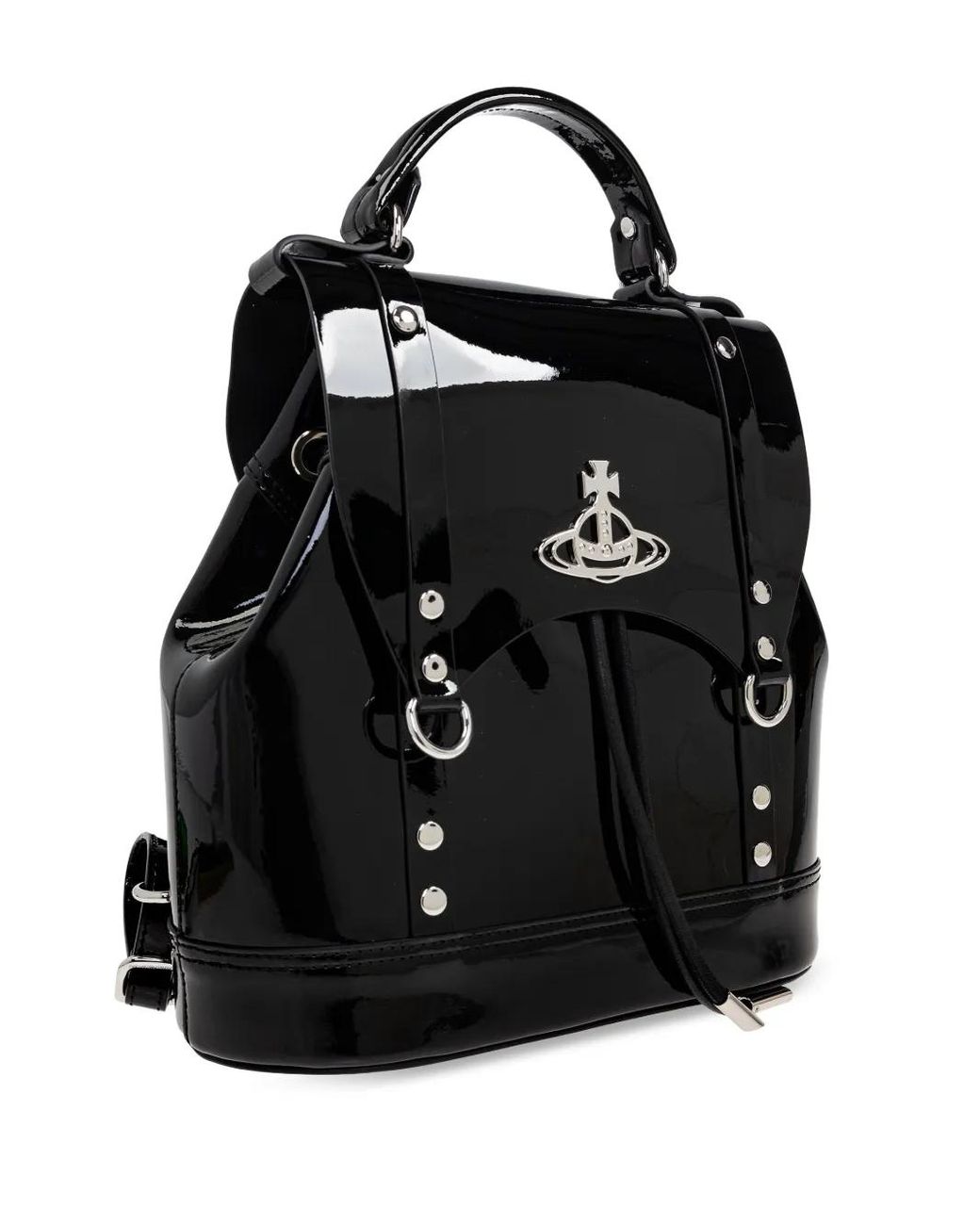 Vivienne Westwood ブラック スモール Max バックパック Vivienne Westwood: Black Small Max Backpack | SSENSE