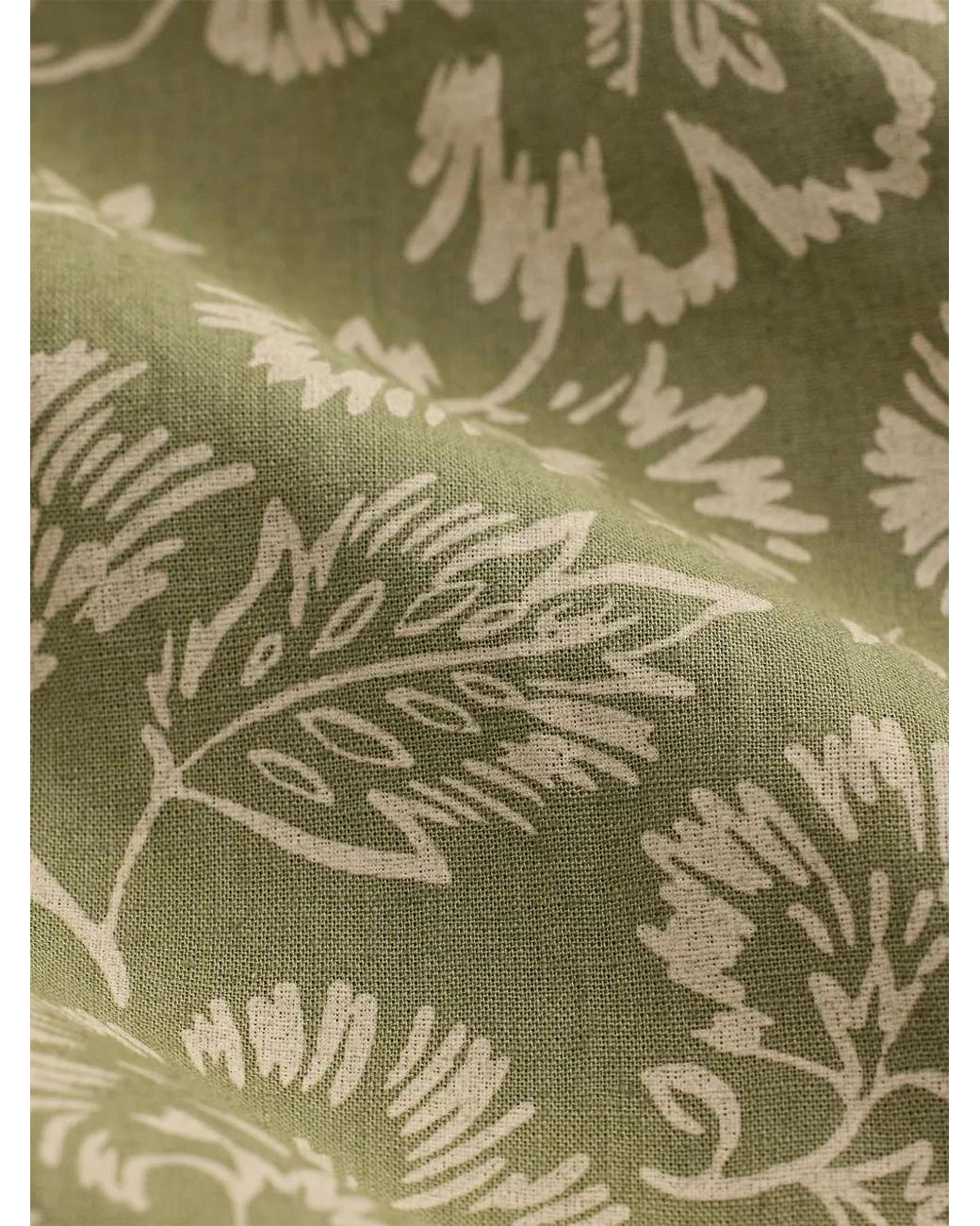 RRL Green Floral Belted Midi Dress