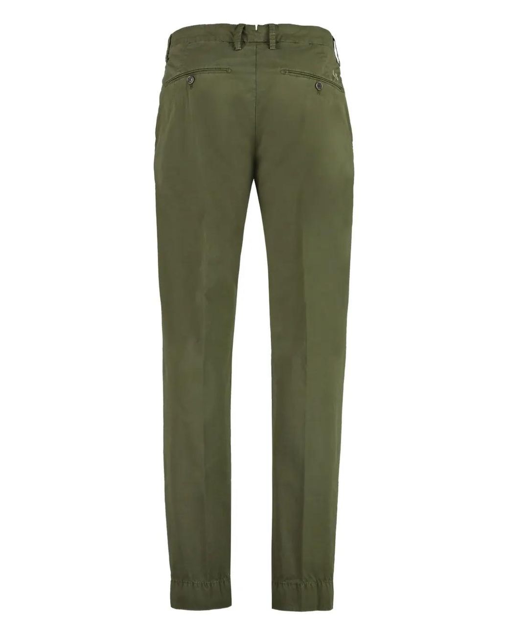 Hand Picked Green Tailored Trousers for men