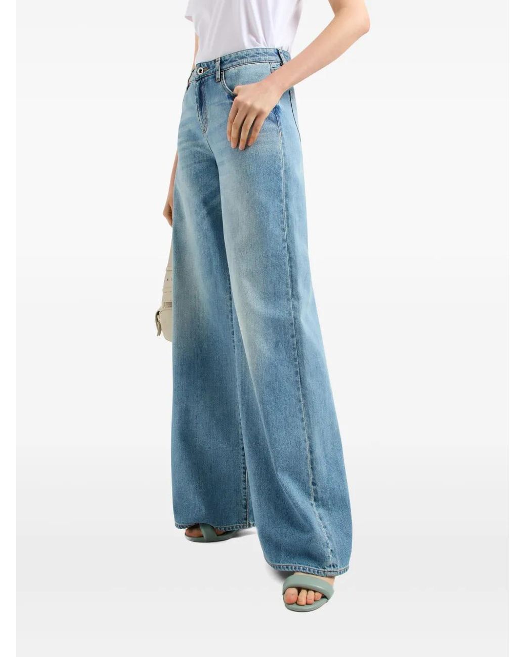 ARMANI EXCHANGE Blue Flared Jeans