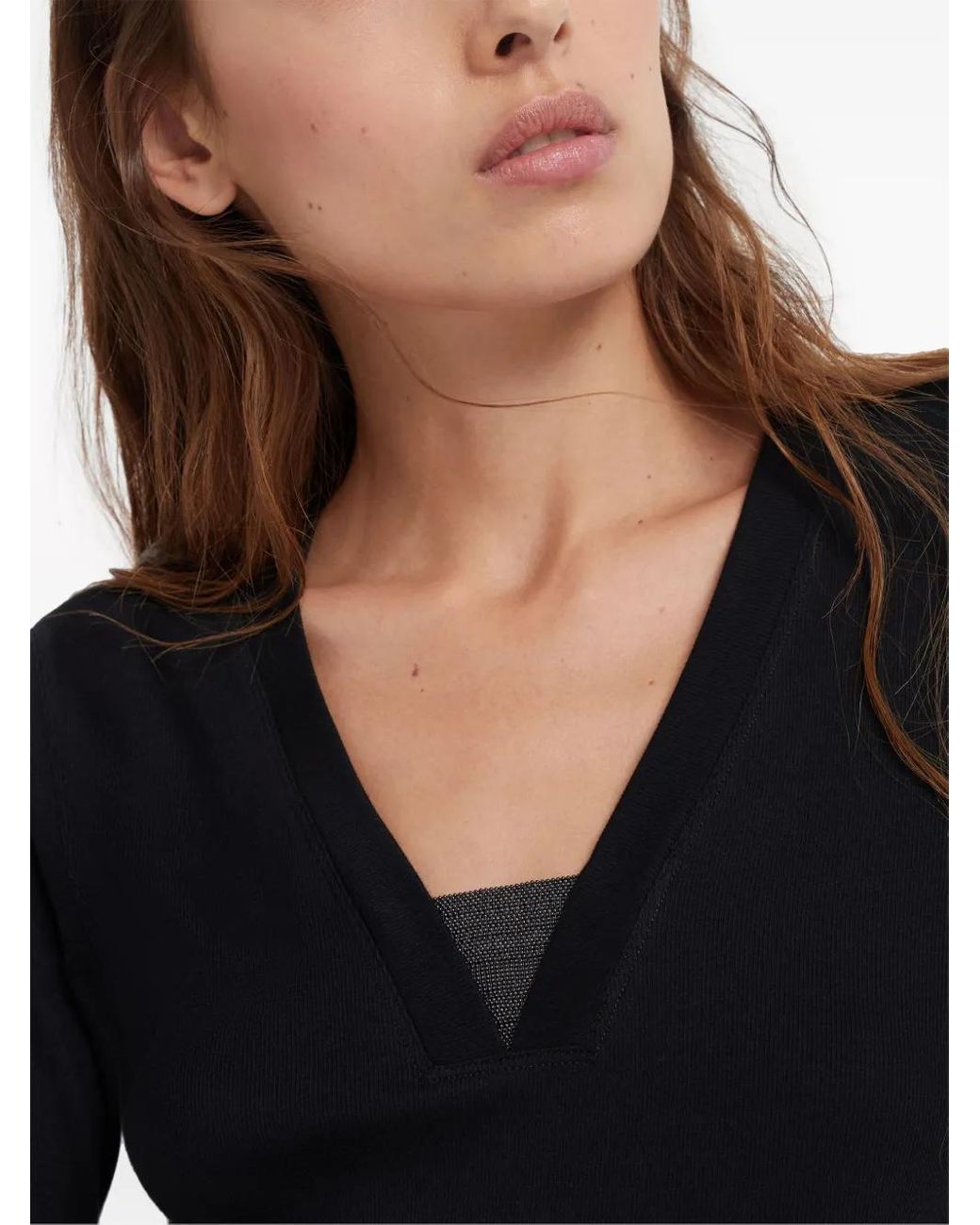 Brunello Cucinelli Black T-shirts And Polos