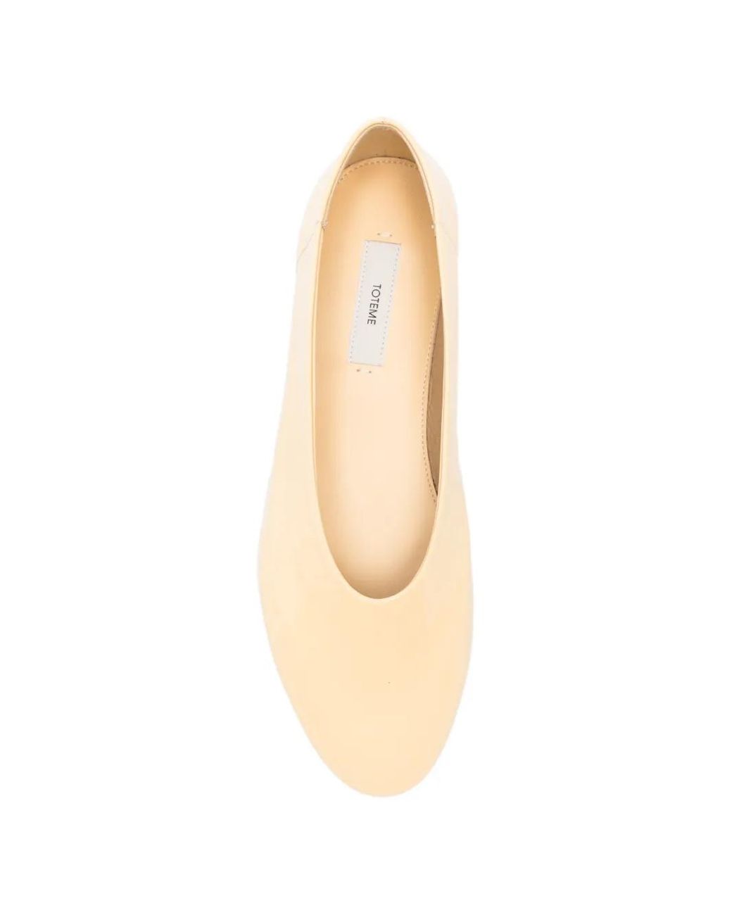 Totême Natural Slip Naplack Ballet Flats