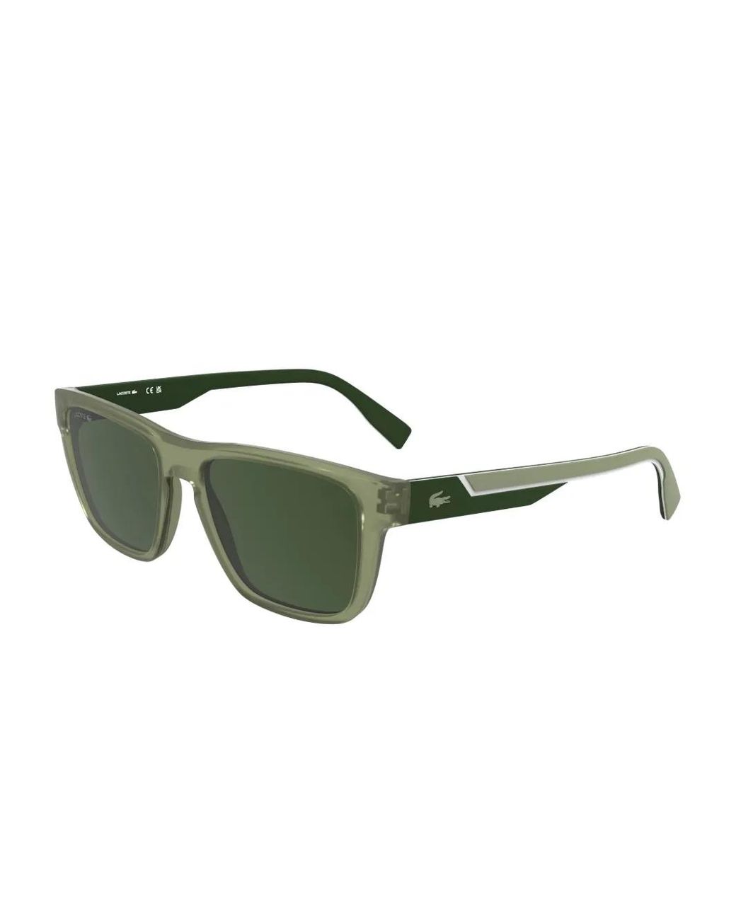 Lacoste Green Logo-Print Sunglasses for men