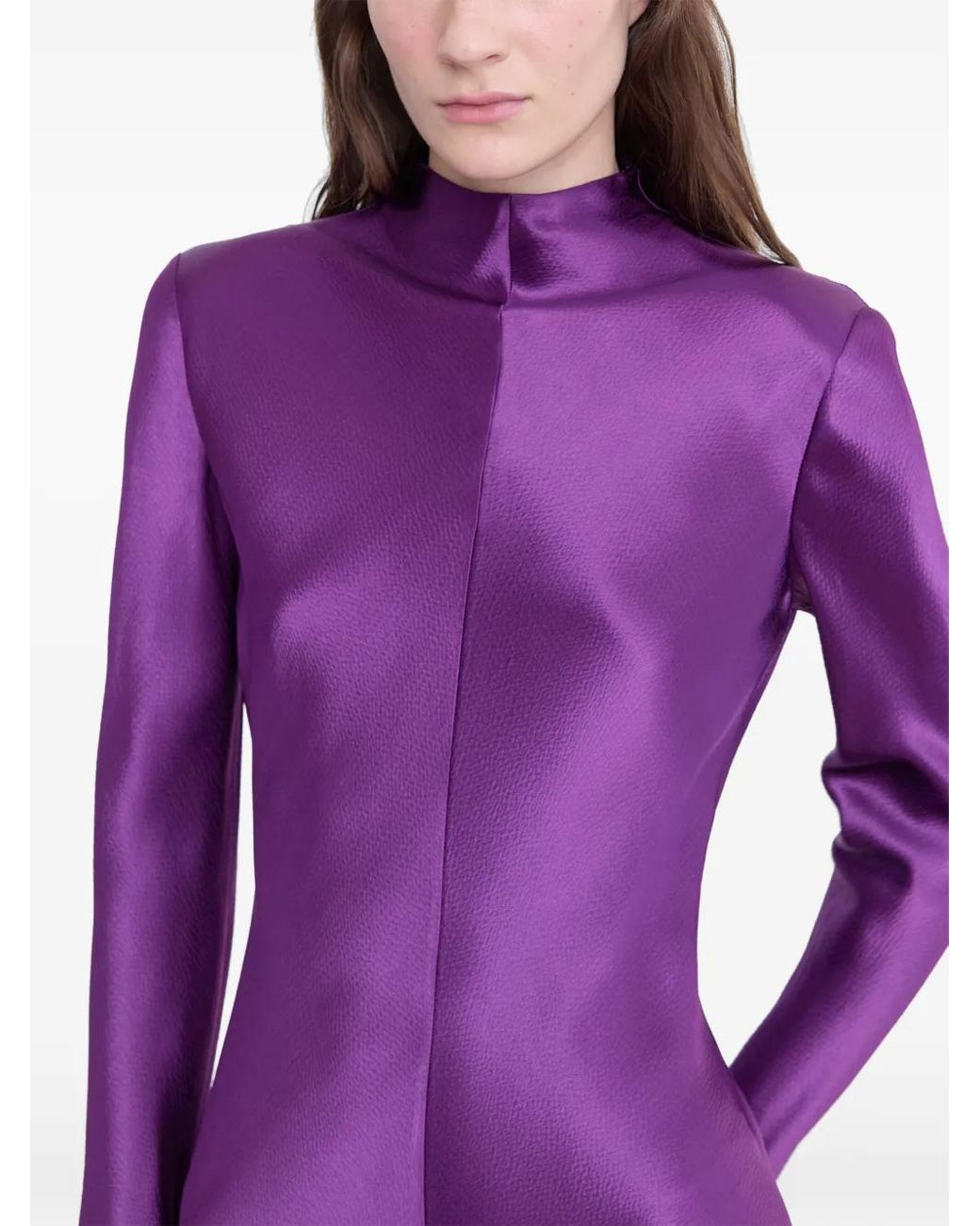 FFORME Purple Mila High-Neck Dress