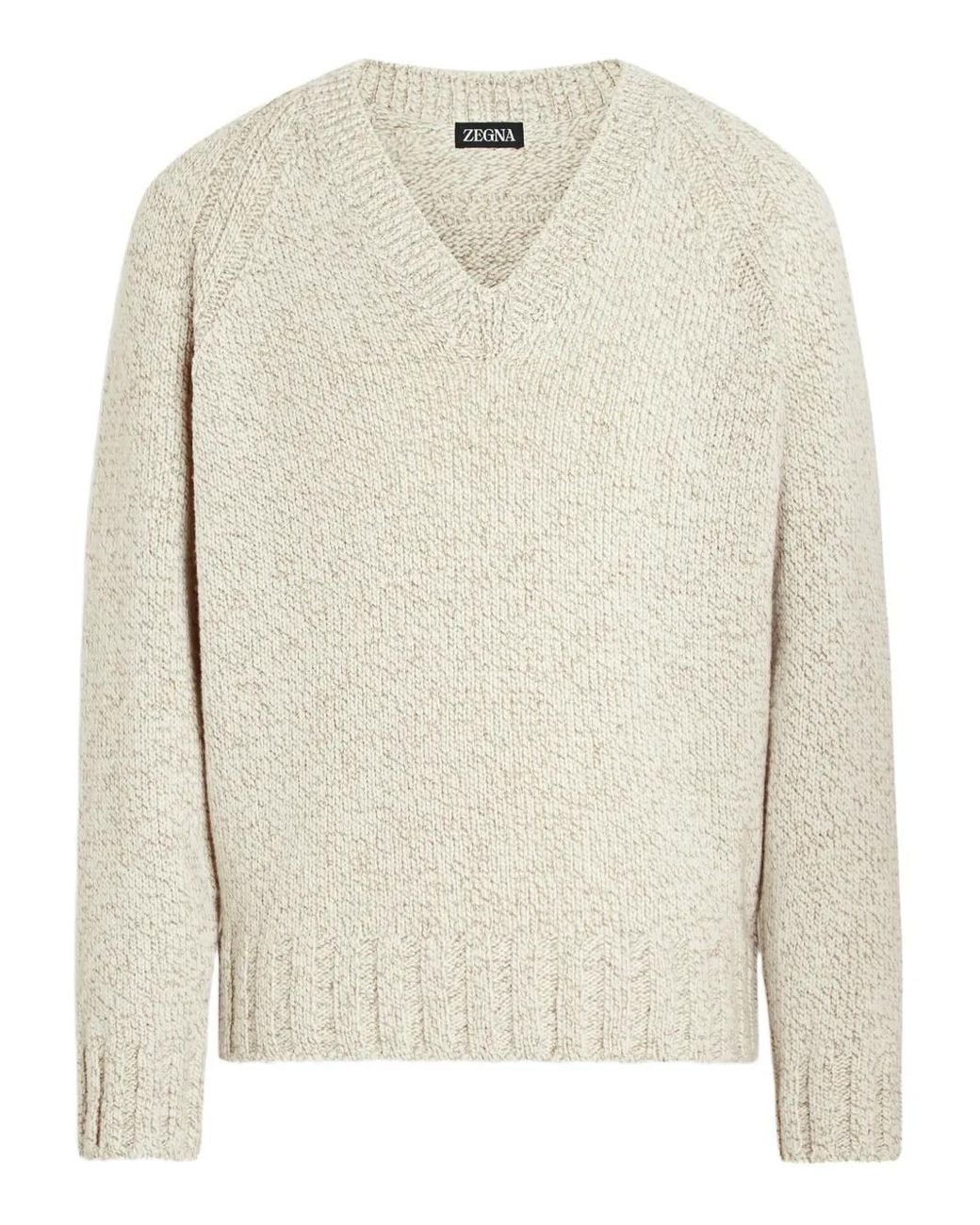 Zegna White Jumper for men
