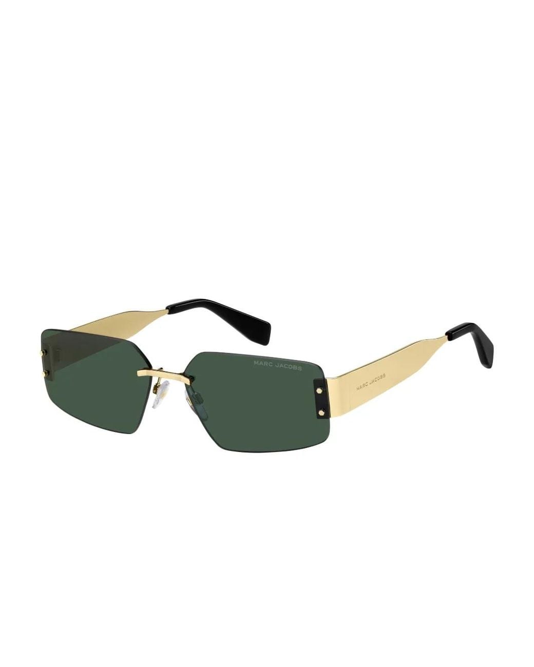 Marc Jacobs Green Rectangle-Frame Sunglasses