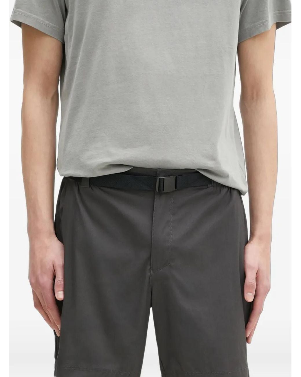 Columbia Black Landroamer Ripstop Buckle Deck Shorts for men
