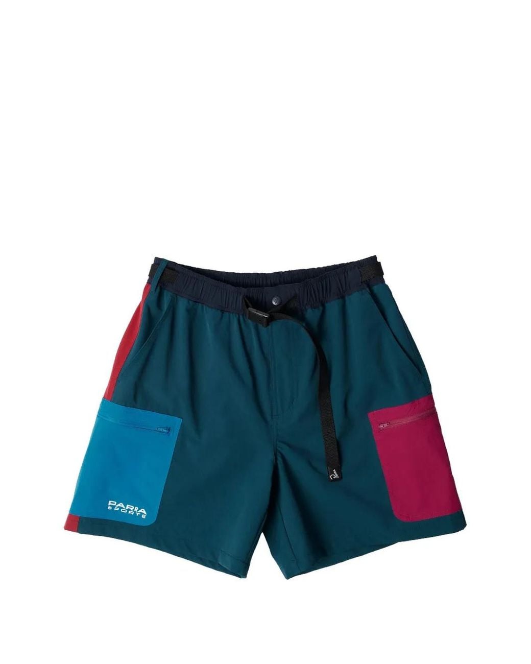 by Parra Blue Short Hardly Hiked En Tissu Anti-Déchirure for men