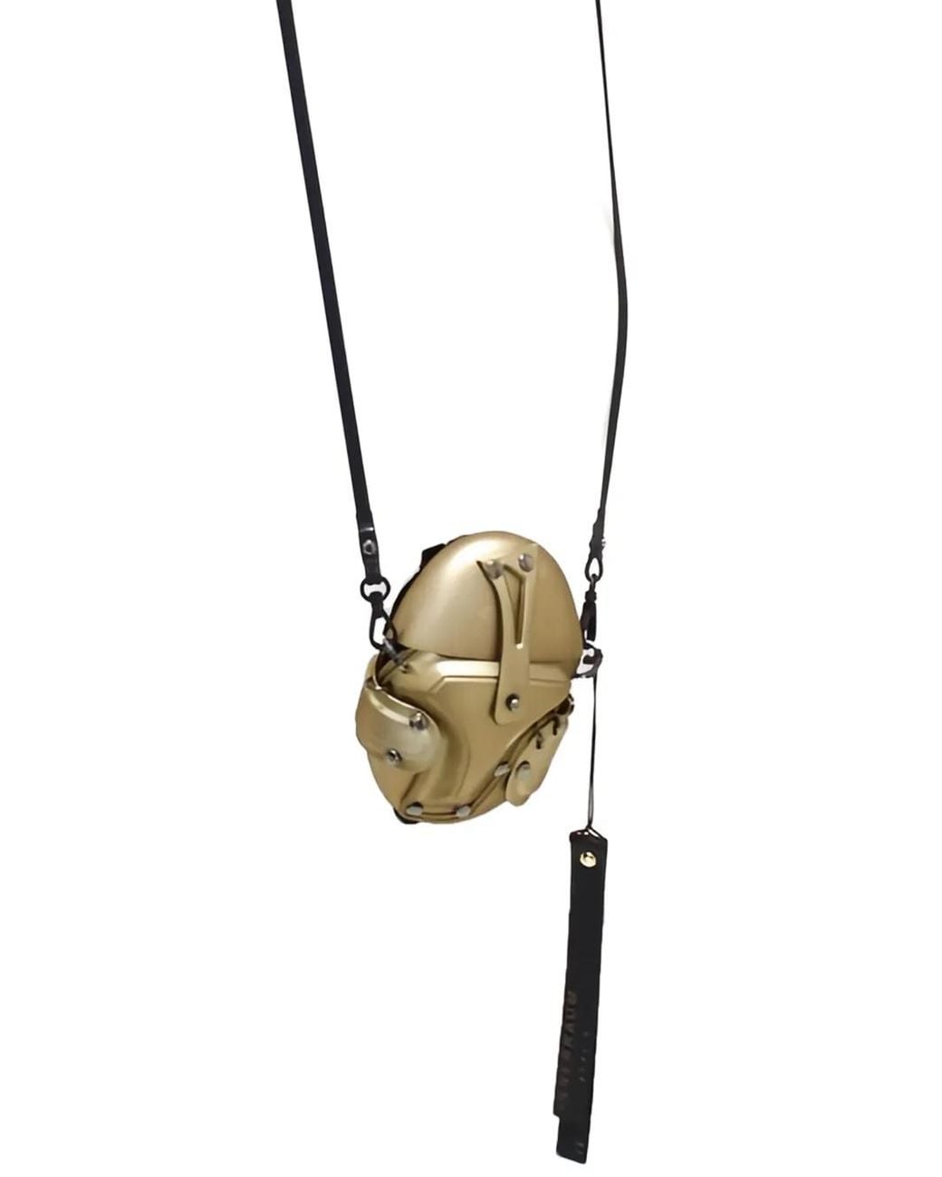 Innerraum Metallic Egg Studded Cross Body Bag