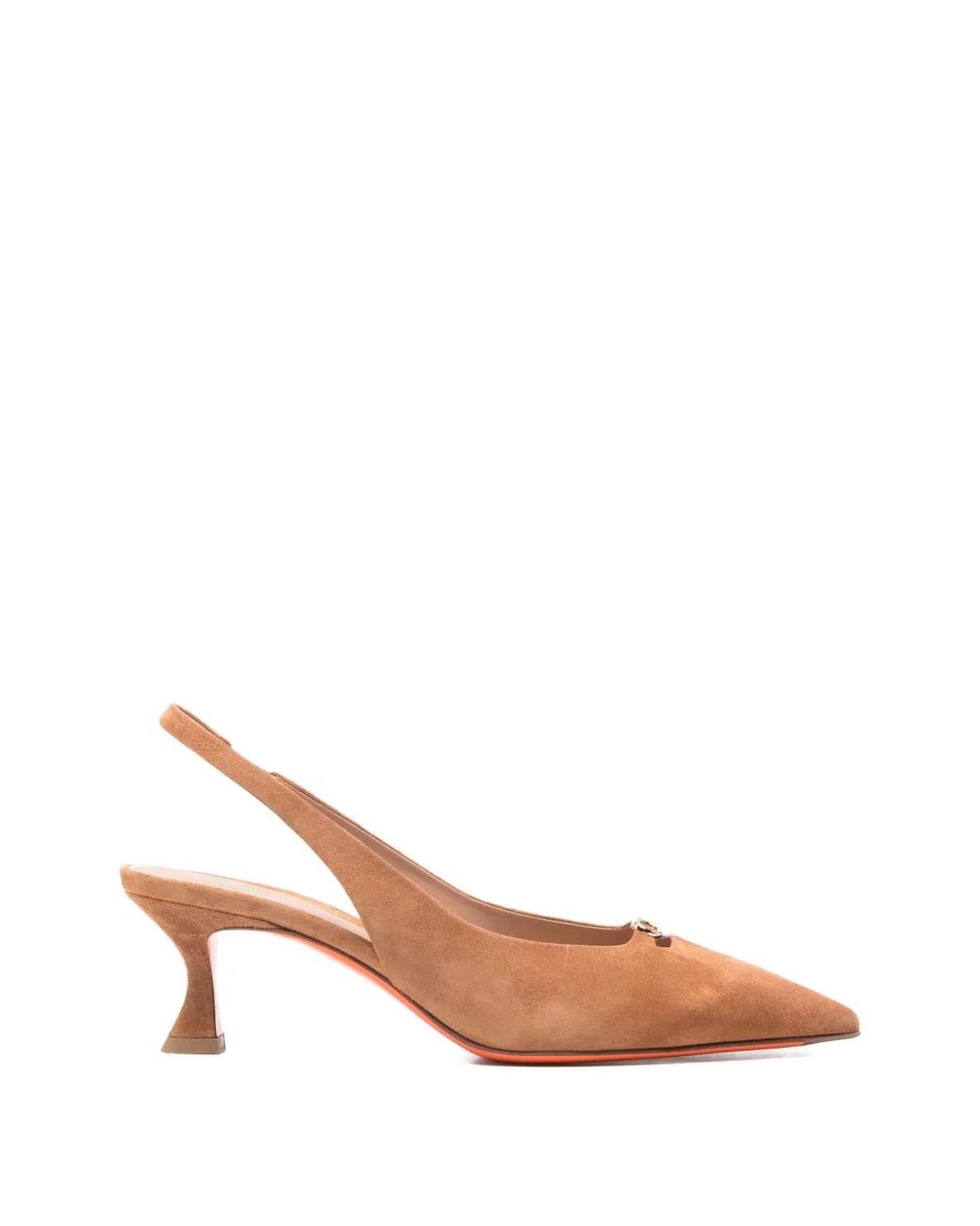 Santoni Pink "Sabine" Sling Back T. 055
